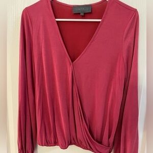 Sunday in Brooklyn Anthropologie Kinston wrap top size XS